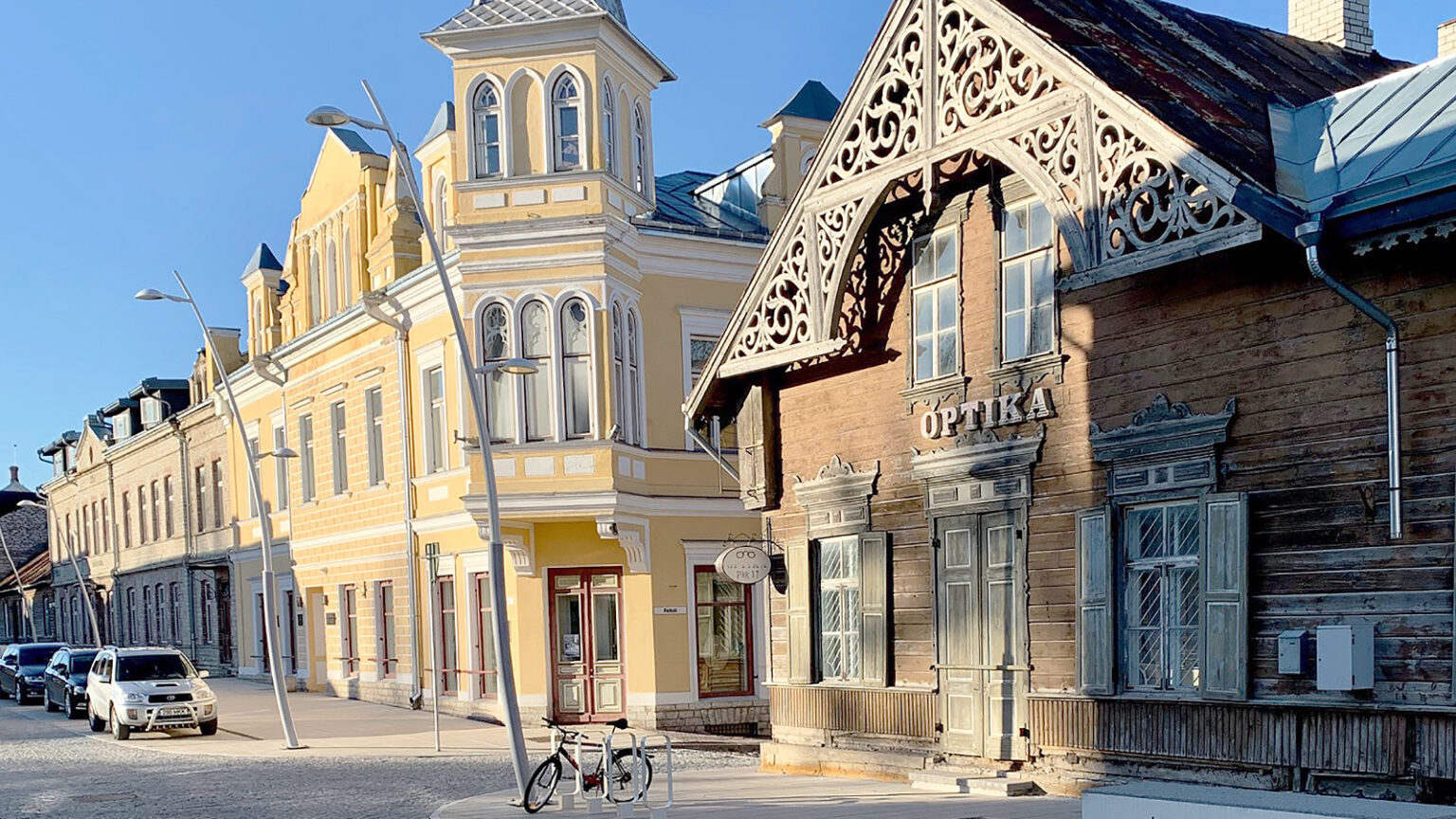 Rakveren vanhaa kaupunkia Virossa. Pikk katu on yksi Viron kauneimpia.