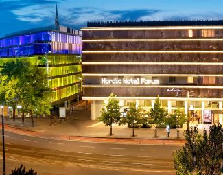Nordic Hotel Forum Tallinnassa, majoitus konserttimatkalla